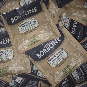 Ground Coffee Espresso Pods - Eco-Friendly Brown